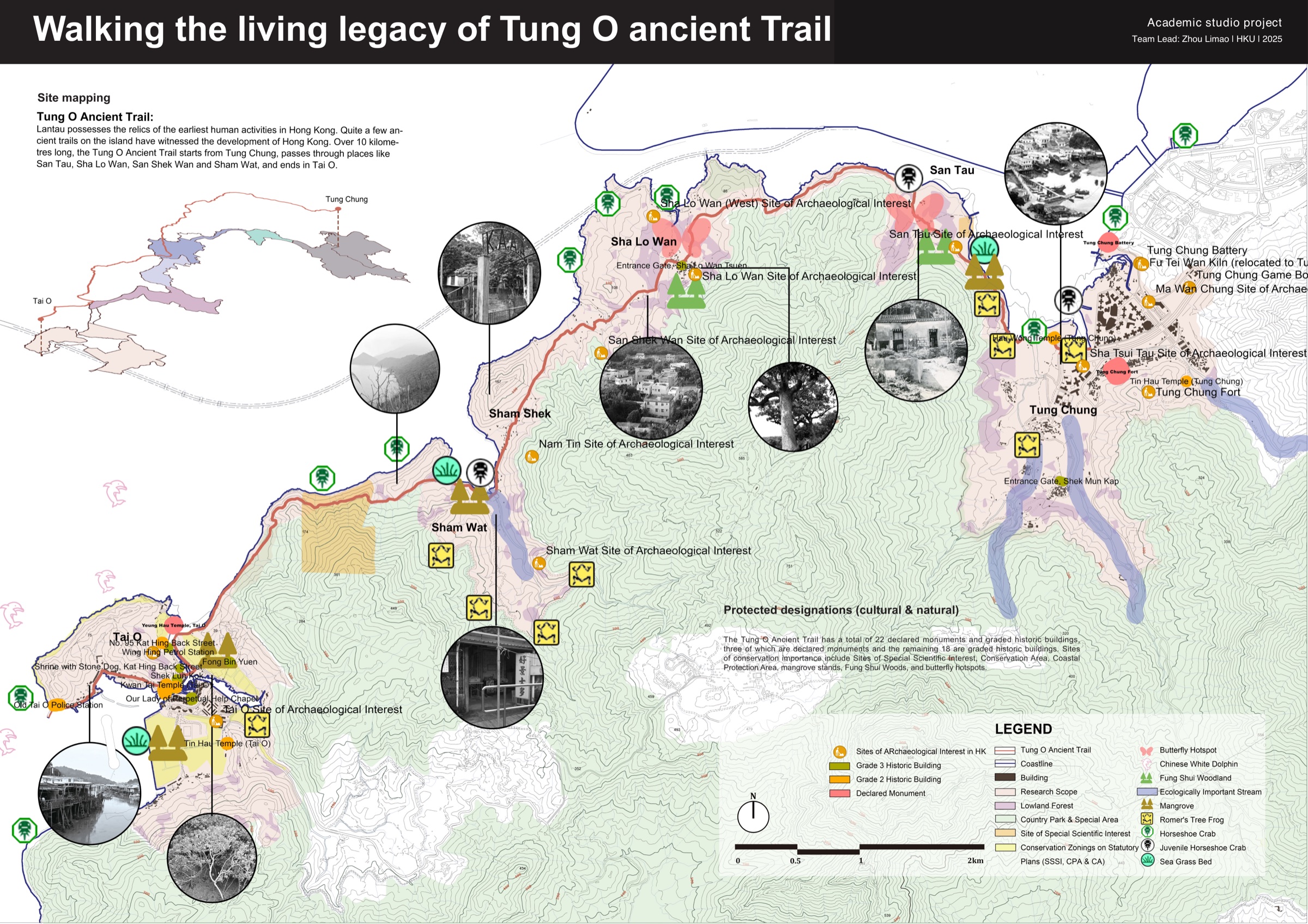 Site and heritage mapping of the Tung O Ancient Trail corridor